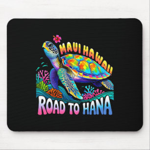 Hawaiianischer Maui Hawaii Schildkröte Urlaubsgrup Mousepad