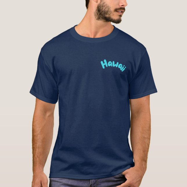 Hawaiianischer Paradies-T - Shirt (Vorderseite)