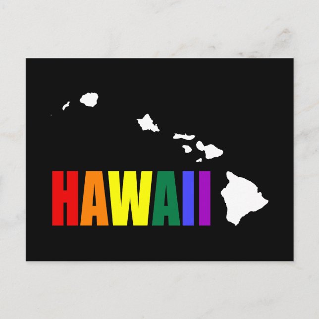 Hawaiianischer Regenbogen 3 Postkarte (Vorderseite)