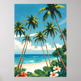 Hawaiianischer Reisestil Aloha aus Hawaii im Vinta Poster