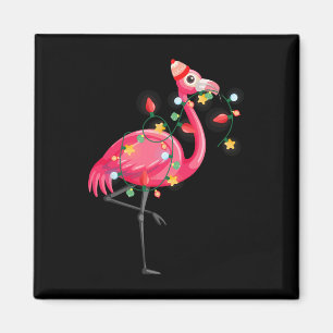 Hawaiianischer Sommer-Tropen-Flamingo-Lustiges Wei Magnet
