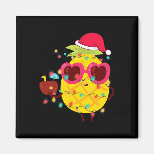 Hawaiianischer Sommer Tropicales Weihnachten Anana Magnet