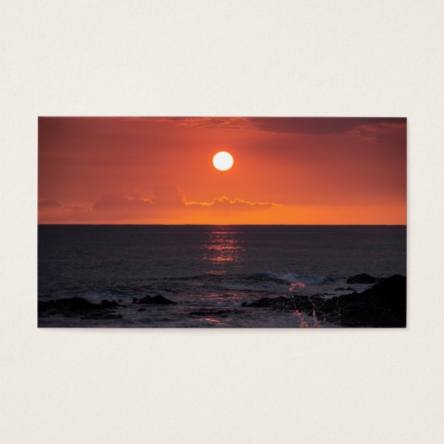 Hawaiianischer Sonnenuntergang - Hawaii Sonnenunte (Vorderseite)