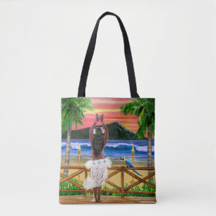 Hawaiianischer Sonnenuntergang-Hula-Tänzer