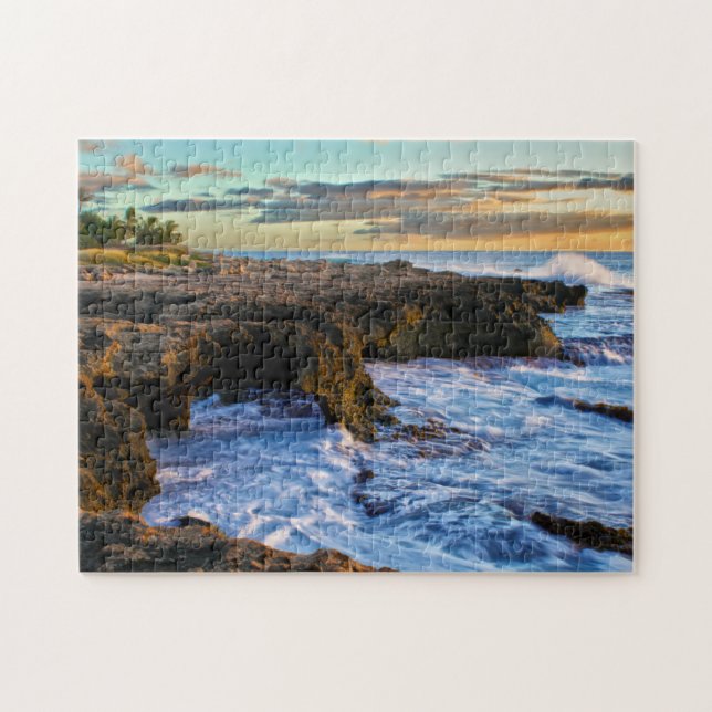 Hawaiianischer Sonnenuntergang Puzzle (Horizontal)