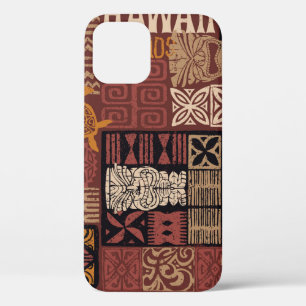 Hawaiianischer Stamm: Vintages Fabric-Patchwork Case-Mate iPhone Hülle