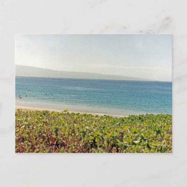 Hawaiianischer Strand I Postkarte (Vorderseite)