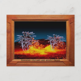 Hawaiianischer Vulkan Postkarte