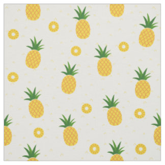 Hawaiianisches Ananas Muster tropisches Design Stoff