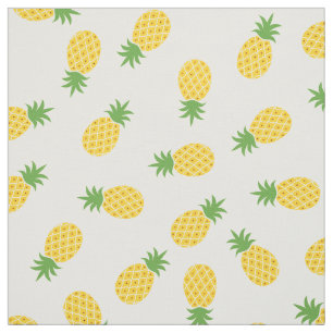 Hawaiianisches Ananas Muster tropisches Design Stoff