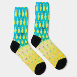Hawaiianisches Ananas-Strandmuster Socken