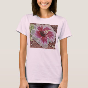 Hawaiianisches Hibiskus-T-Shirt T-Shirt