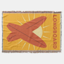 Hawaiianisches Longboard-Surfbrett Vintage Retro