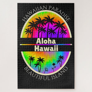 Hawaiianisches Paradies Aloha-Palmen Passt alle Puzzle