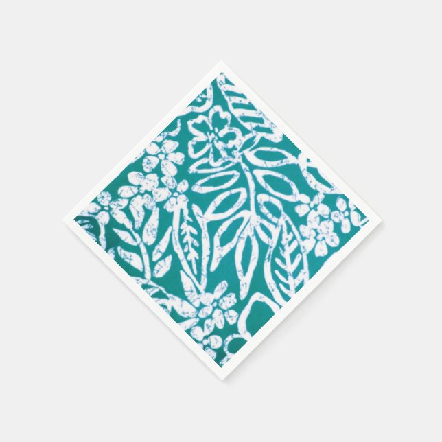 Hawaiianisches Printpapier Napkins Serviette (Ecke)