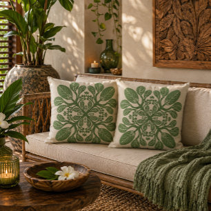 Hawaiianisches Quilt-Naupaka-Design Kissen