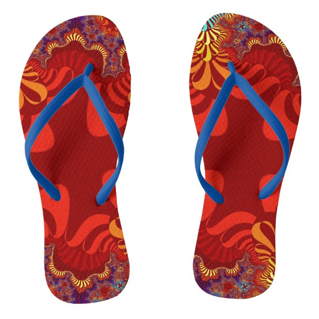 Hawaiianisches Rotkreuz Flip Flops (Fußbett)