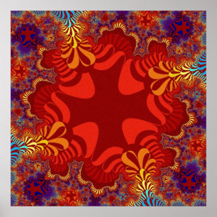 Hawaiianisches Rotkreuz Poster