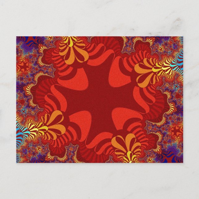 Hawaiianisches Rotkreuz Postkarte (Vorderseite)