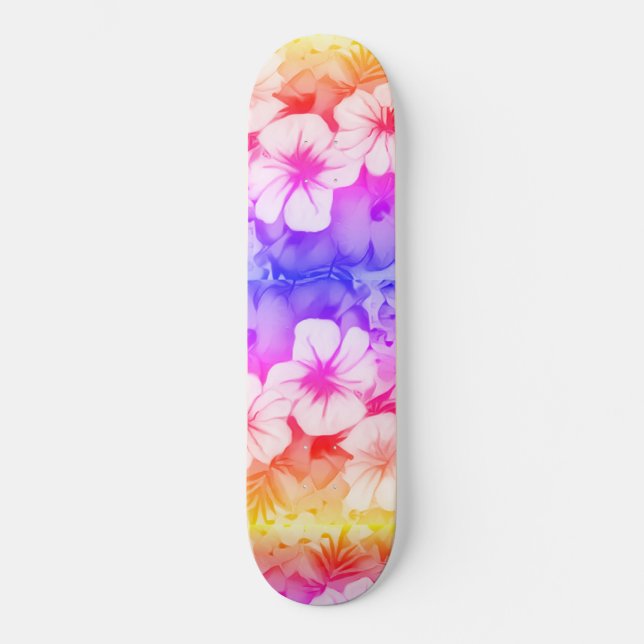 Hawaiianisches Skate Skateboard (Vorderseite)