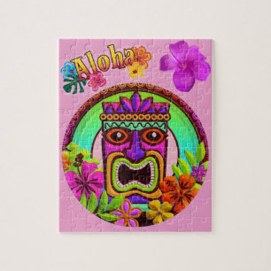Hawaiianisches Tiki-Puzzle Puzzle