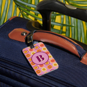 Hawaiianisches tropisches Frucht-Pink-Gepäckanhäng Gepäckanhänger