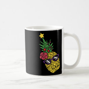 Hawaiianisches Weihnachten im Juli Ananas Mele Kal Kaffeetasse