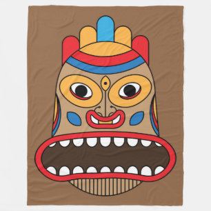 Hawaiiantiki Fleecedecke