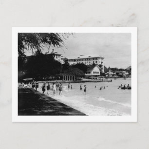 HawaiiBeachfront Scene FotografHawaii Postkarte