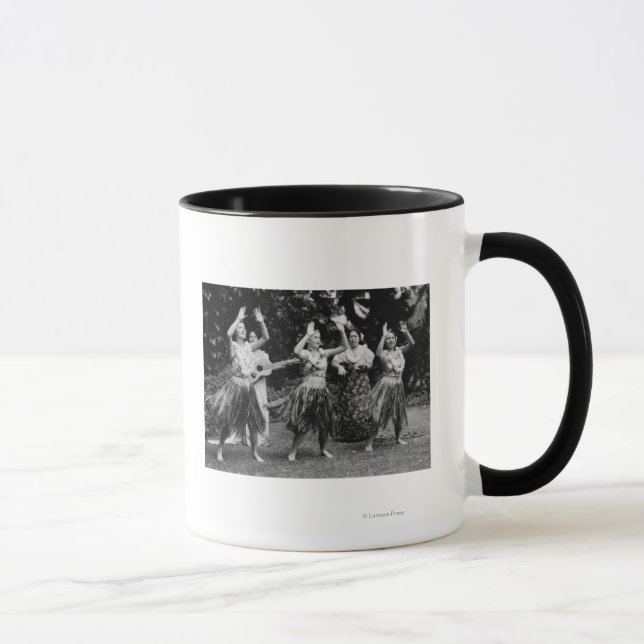 HawaiiHula Dancers FotografHawaii Tasse (Rechts)