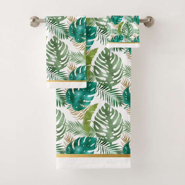 HAWAIIK TROPICAL BADEZIMMER TOWEL SET (Insitu)