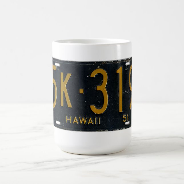 HawaiiKfz-Kennzeichen 1951 Kaffeetasse (Mittel)