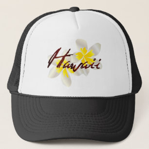 Hawaiiplumeria-Blumen Truckerkappe