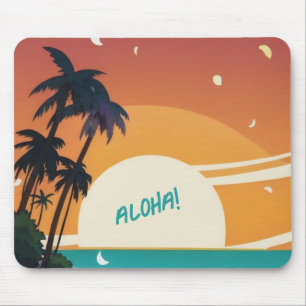 Hawaiisch/Aloha/Tropical/Strand Mousepad