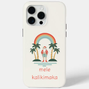 Hawaiisch/Regenbogen/Palmen Santa Case-Mate iPhone Hülle
