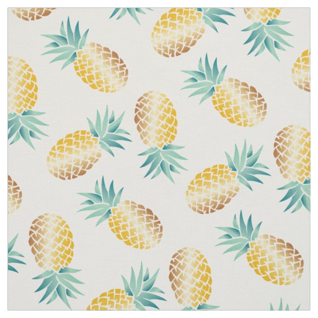 Hawaiische Ananas-tropischer Strand Stoff (Muster)