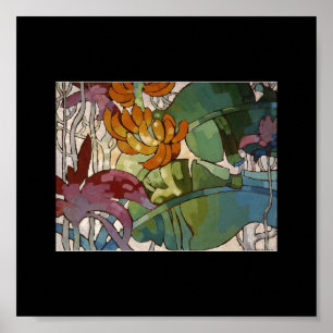 Hawaiische Blumen bis zum Arman Manookian C. Poster
