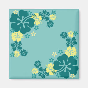 Hawaiische Blumen-Magneten Magnet