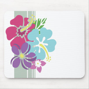 Hawaiische Blumen Mousepad