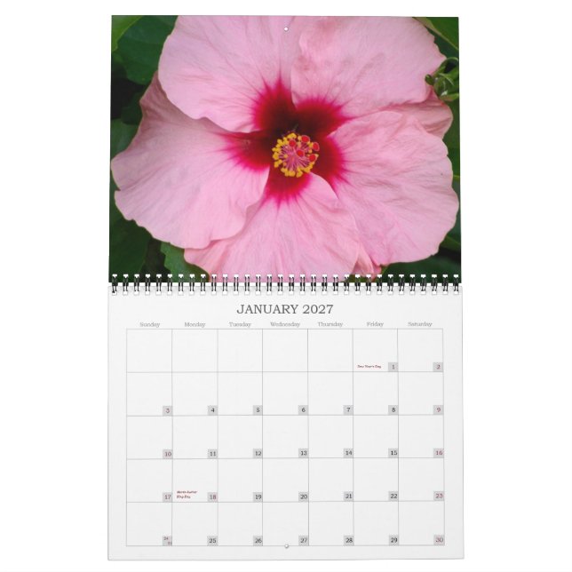 Hawaiische Farbe 2012 Kalender (Jan 2027)