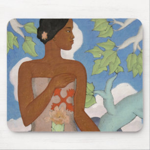 "Hawaiische Frau" - Arman Manookian Mousepad