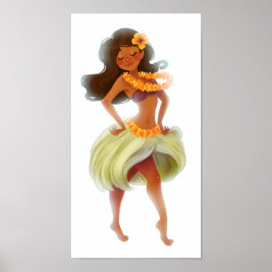 hawaiische Gallone Poster