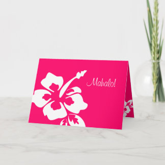 Hawaiische Hochzeit danken Ihnen kardiert Dankeskarte