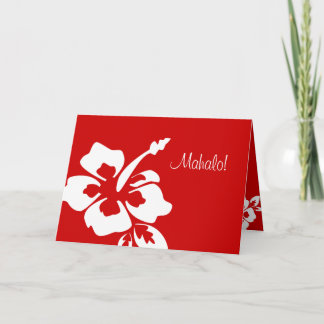 Hawaiische Hochzeit danken Ihnen kardiert Dankeskarte