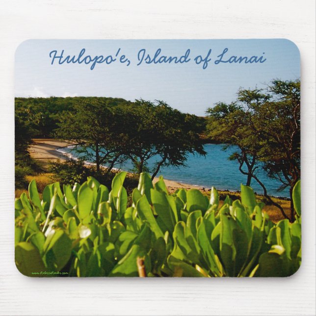 Hawaiische Insel von Lanai Foto Mousepad (Vorne)