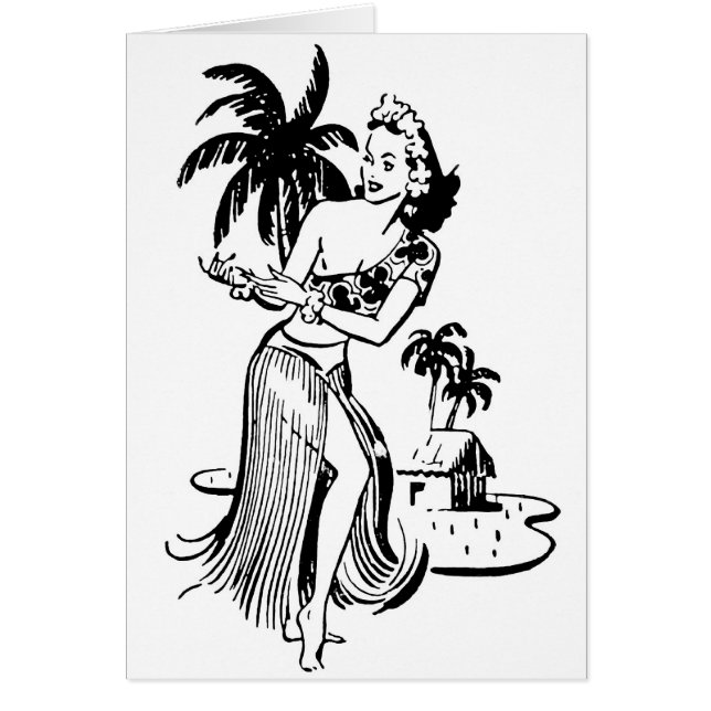 Hawaiische Inseln und Hula (Vorne)