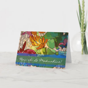 Hawaiische Karte der Blumen-Mutter Tages