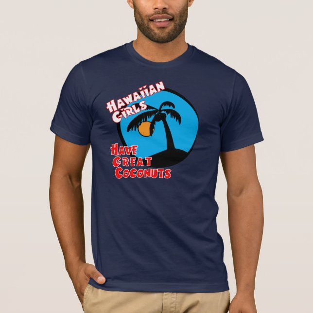 Hawaiische Mädchen T-Shirt (Vorderseite)