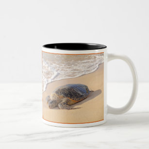 Hawaiische Meeresschildkröte Zweifarbige Tasse