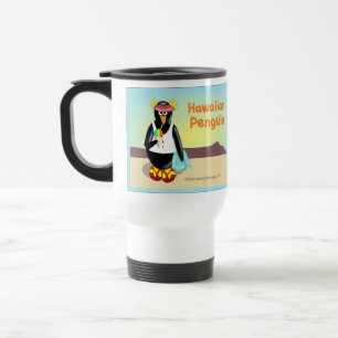 Hawaiische Penguin-Reise-Tasse Reisebecher